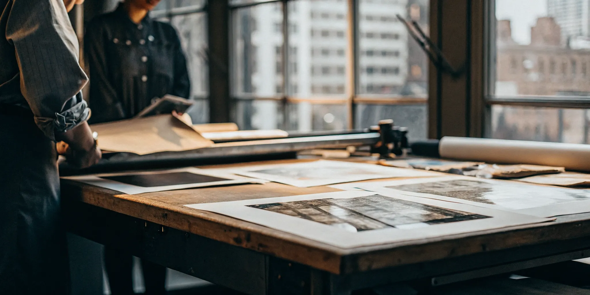 Custom marketing materials from a local business printing service in New York.
